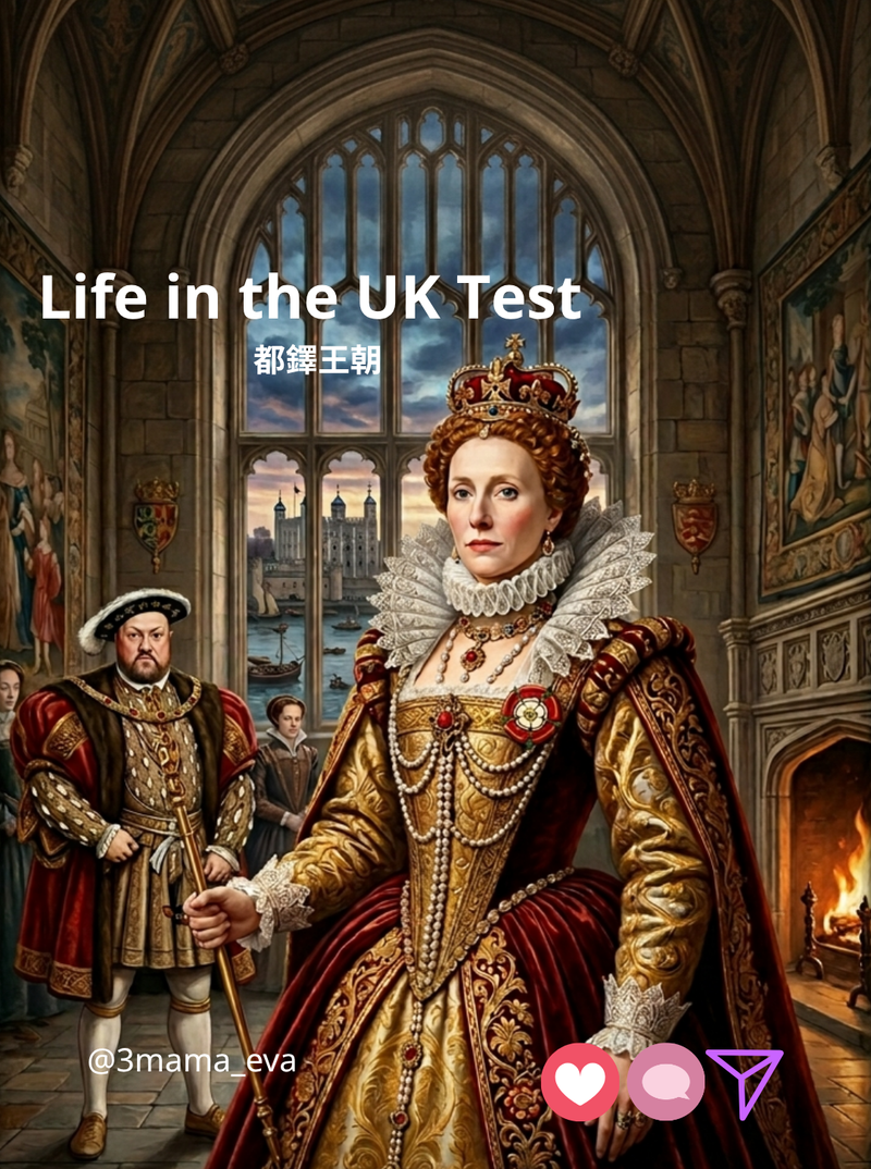 428）🇬🇧Life in the UK Test｜都鐸王朝