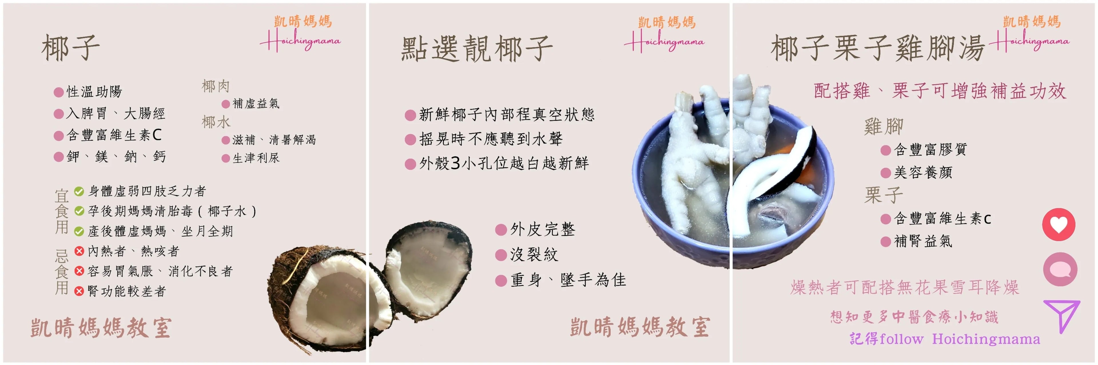 130）💞藥食同源 version 37： 椰子❗ 💞