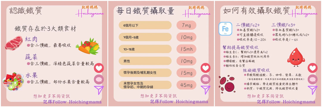 169）💞懷孕那件事 version 38：鐵質知多少❗💞