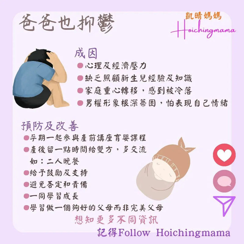 185）💞懷孕那件事 version 43~爸爸也抑鬱❗💞