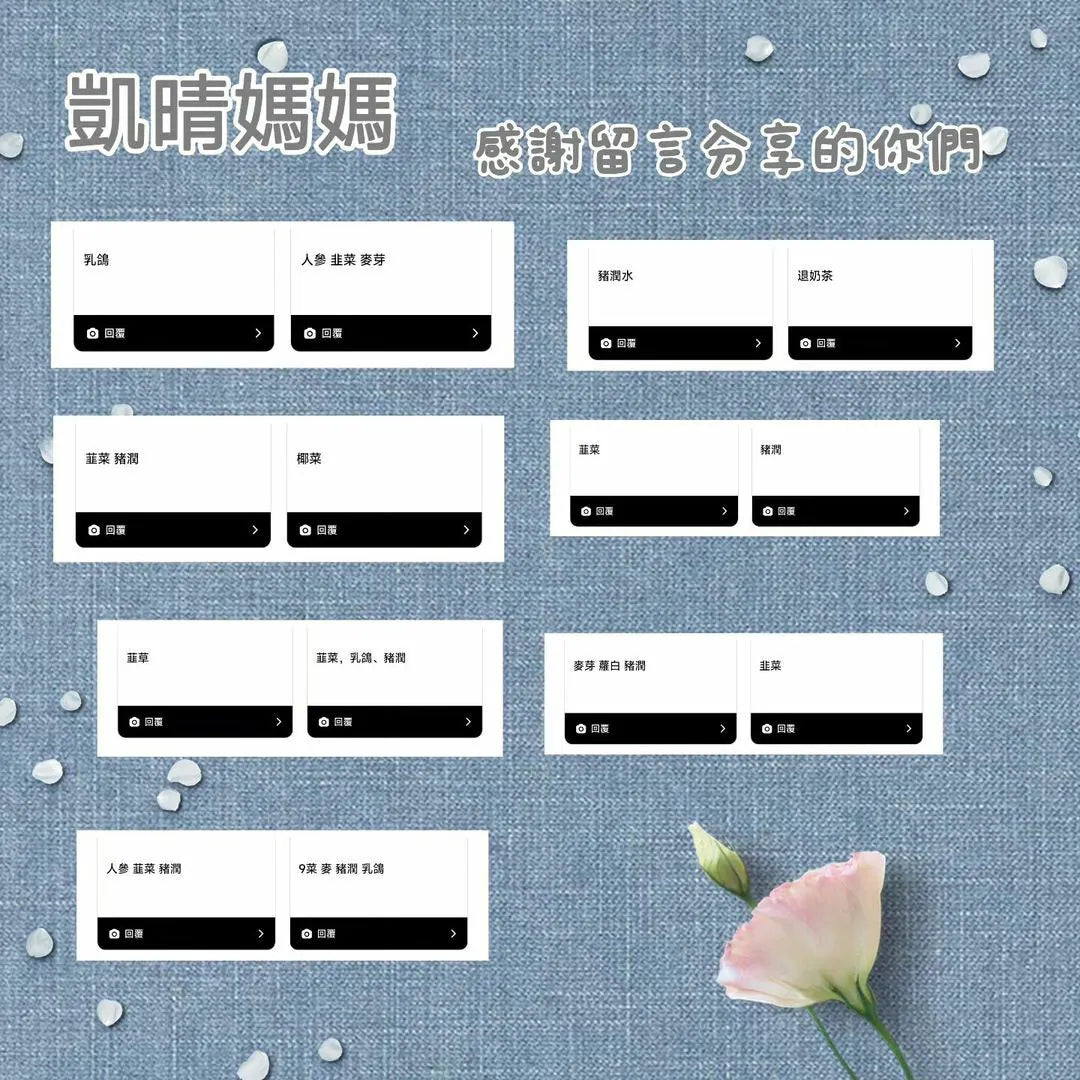 209）🌟那些是退奶食物❓🌟