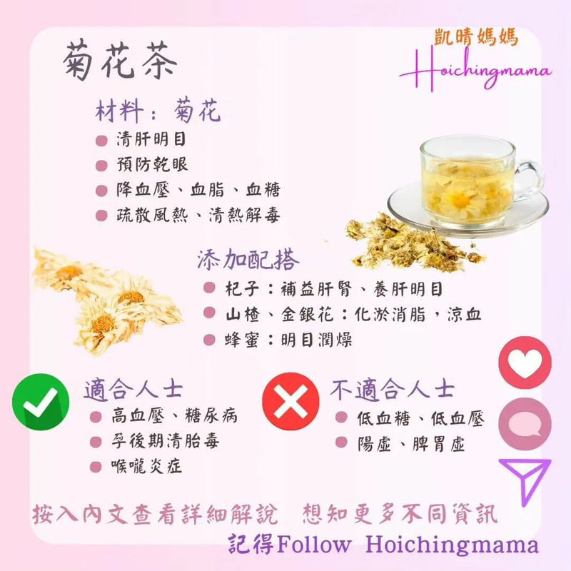 245）💞是日茶療 version 2：菊花茶 💞